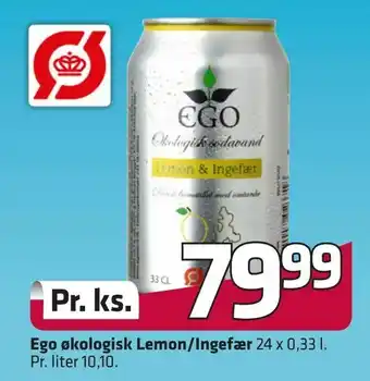 Fleggaard Ego økologisk Lemon/Ingefær tilbud