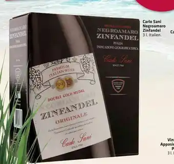 Fleggaard Carlo Sani Negroamaro Zinfandel tilbud