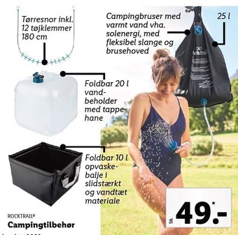 Lidl Rocktrail campingtilbehør tilbud