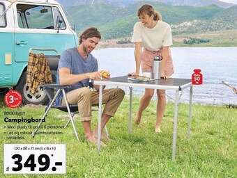 Lidl Rocktrail campingbord tilbud