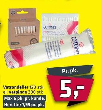 Fleggaard Vatrondeller el. vatpinde tilbud