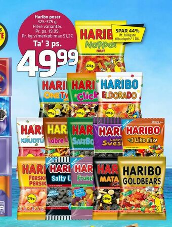 Fleggaard Haribo poser tilbud