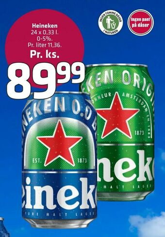 Fleggaard Heineken tilbud