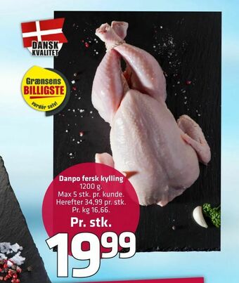 Fleggaard Danpo fersk kylling tilbud