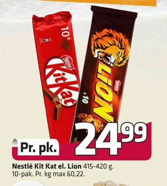Fleggaard Nestlé Kit Kat el. Lion tilbud