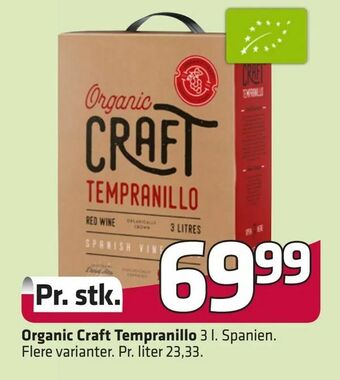 Fleggaard Organic Craft Tempranillo tilbud