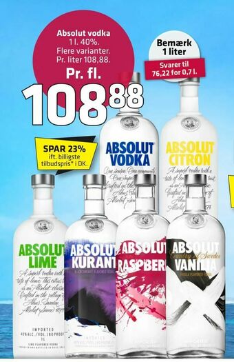 Absolut vodka