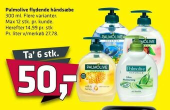 Fleggaard Palmolive flydende håndsæbe tilbud