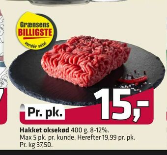 Fleggaard Hakket oksekød tilbud