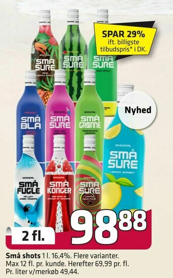 Fleggaard Små shots tilbud