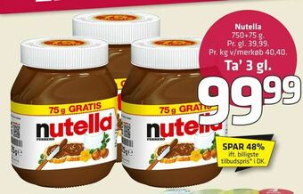 Fleggaard Nutella tilbud