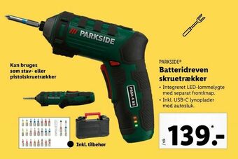 Batteridreven skruetrækker