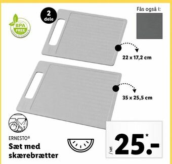 Sæt med skærebrætter