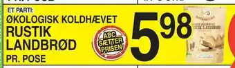ABC Lavpris Økologisk koldhævet rustik landbrød tilbud