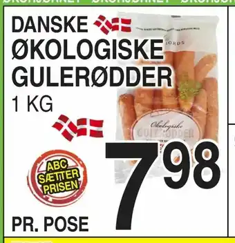 ABC Lavpris Danske økologiske gulerødder tilbud