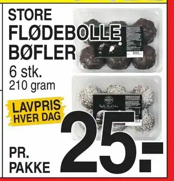 Flødebolle bøfler