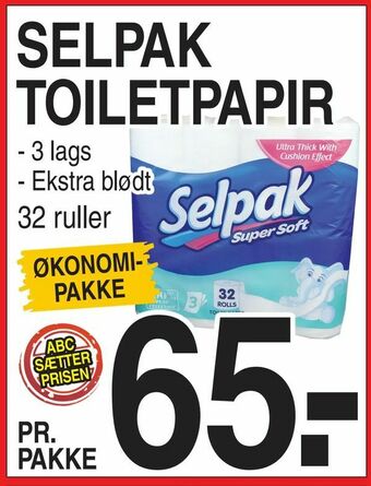 ABC Lavpris Toiletpapir tilbud
