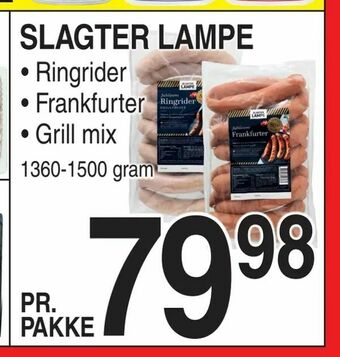 ABC Lavpris Slagter lampe tilbud
