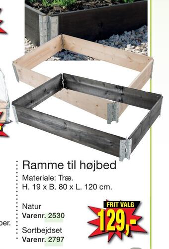 Ramme til højbed