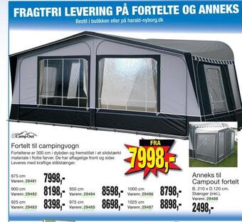 Harald Nyborg Fortelt til campingvogn tilbud