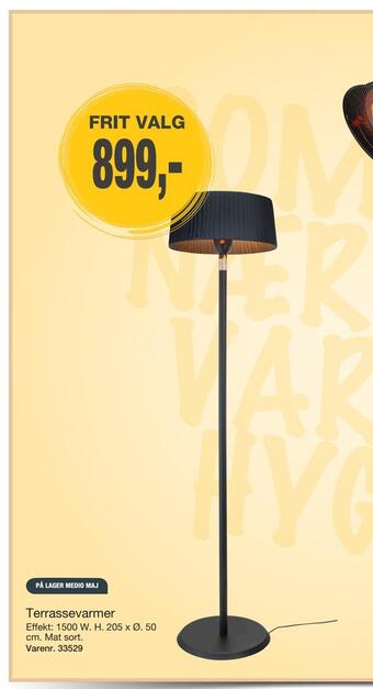 Harald Nyborg Terrassevarmer tilbud