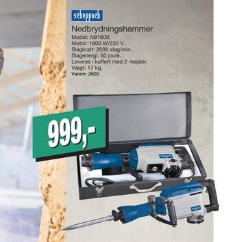 Harald Nyborg Nedbrydningshammer tilbud