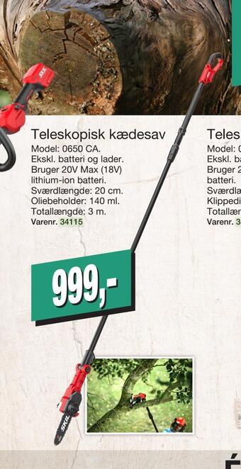 Harald Nyborg Teleskopisk kædesav tilbud