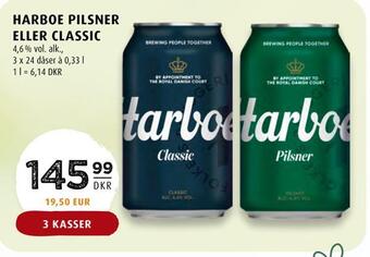 Scandinavian Park Harboe pilsner eller classic tilbud