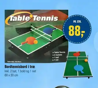 Bordtennisbord i træ