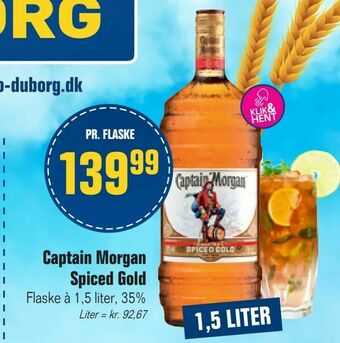 Otto Duborg Captain Morgan Spiced Gold tilbud