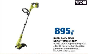 Davidsen Ryobi græstrimmer tilbud