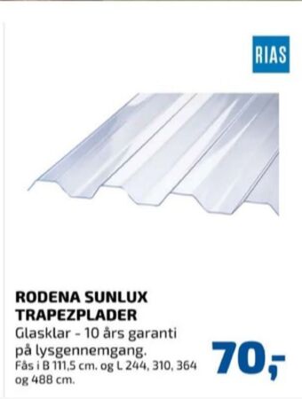 Davidsen Rias trapezplader tilbud