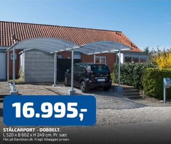 Davidsen Ukendt carport tilbud