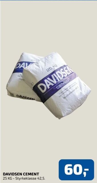 Davidsen Davidsen cement tilbud