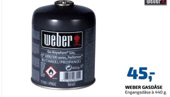 Davidsen Weber gasdåse tilbud