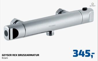 Davidsen Geyser termostatarmatur tilbud