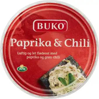 REMA 1000 Paprika & chili flødeost, 125 g tilbud