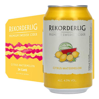 Netpris Rekorderlig citrus/watermelon 4,5% 24 x 330ml tilbud