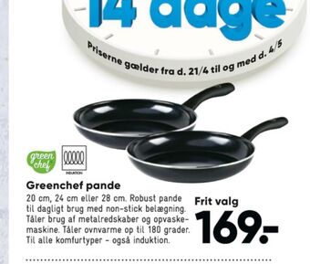 Bilka Greenchef stegepande tilbud