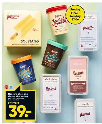 Bilka Hansens ispinde tilbud