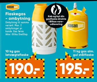 Bilka Kosan gasflaske tilbud