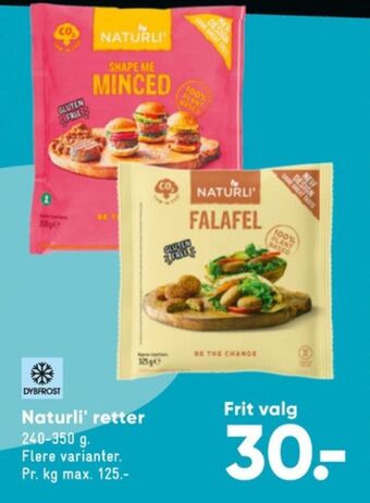 Bilka Naturli' falafel tilbud