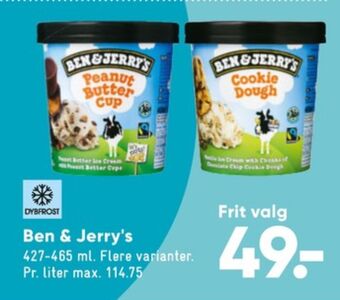 Bilka Ben & jerry's is tilbud