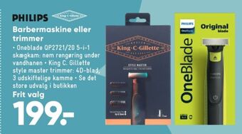Bilka Oneblade barbermaskine tilbud