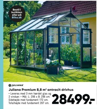 Bilka Juliana drivhus tilbud