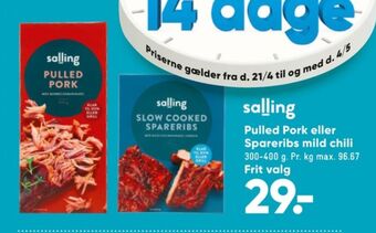 Bilka Salling pulled pork tilbud