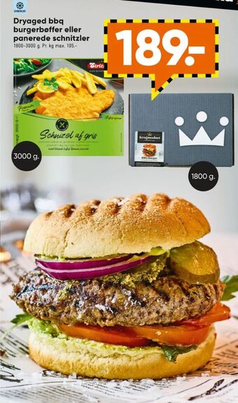 Bilka Danish crown hakkebøffer tilbud
