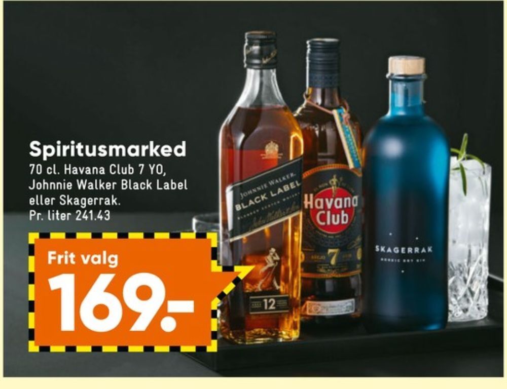 Black label whisky tilbud hos Bilka