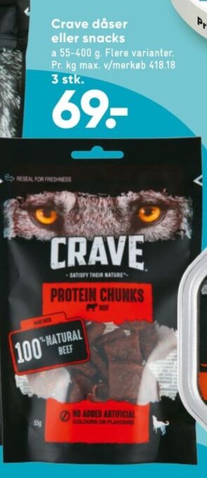 Crave hundesnacks