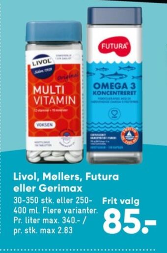 Bilka Livol multi vitaminer tilbud